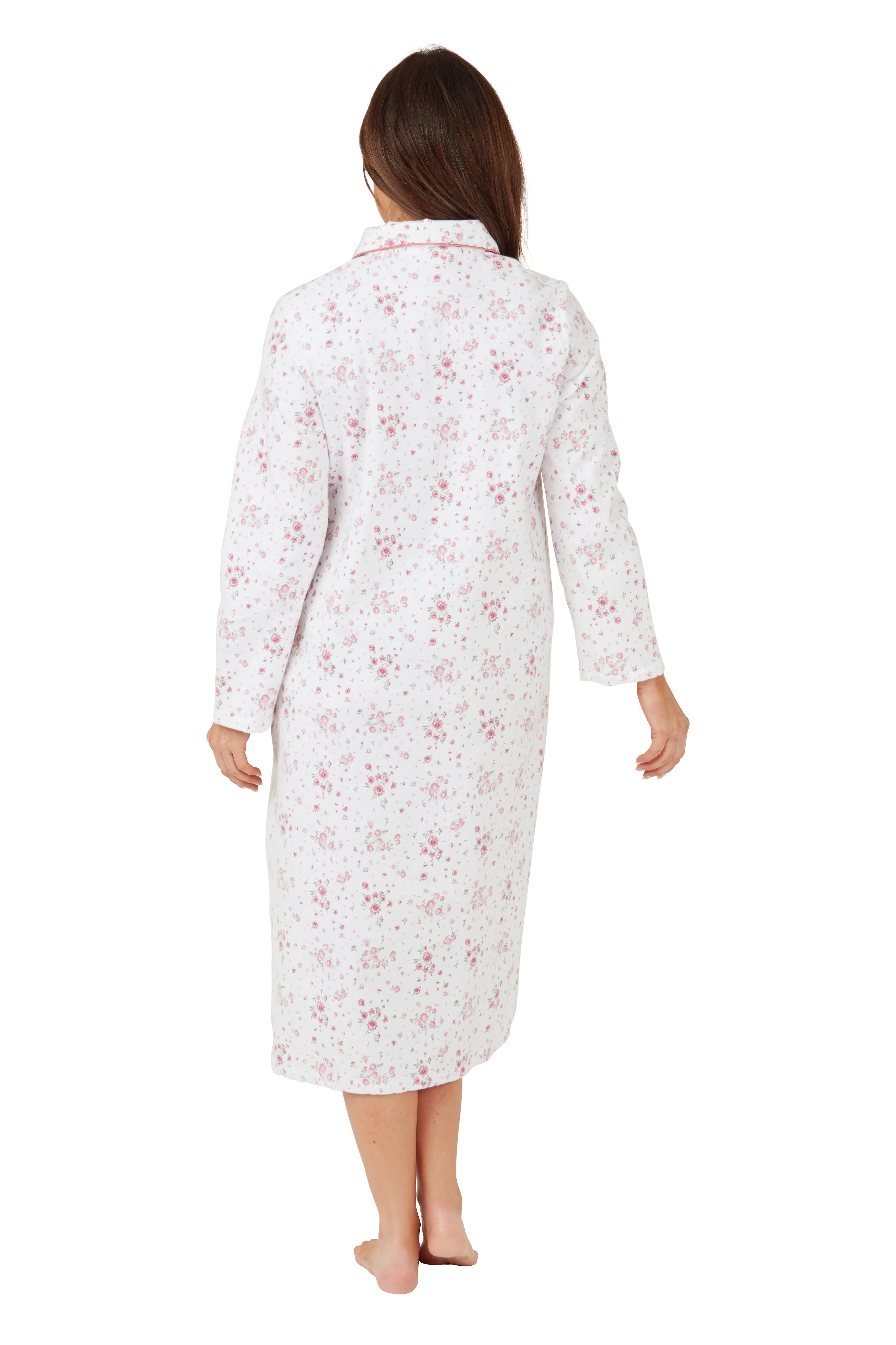 100% Brushed Cotton Winceyette Nightdress Short Length