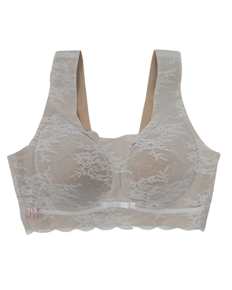 5400 Crystal Lace Wire Free Molded Bralette