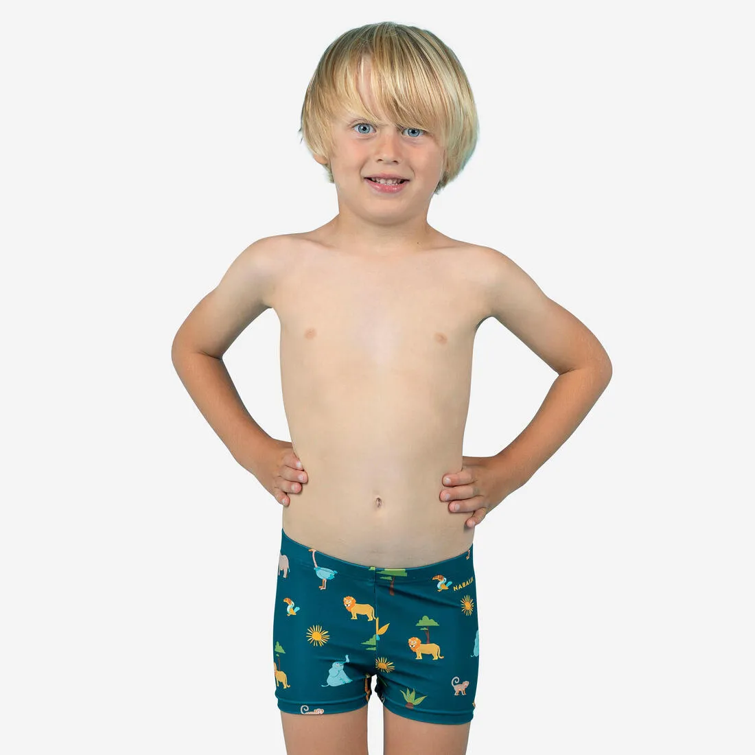 Baby / Kids’ Swim Shorts - Blue Crab Print