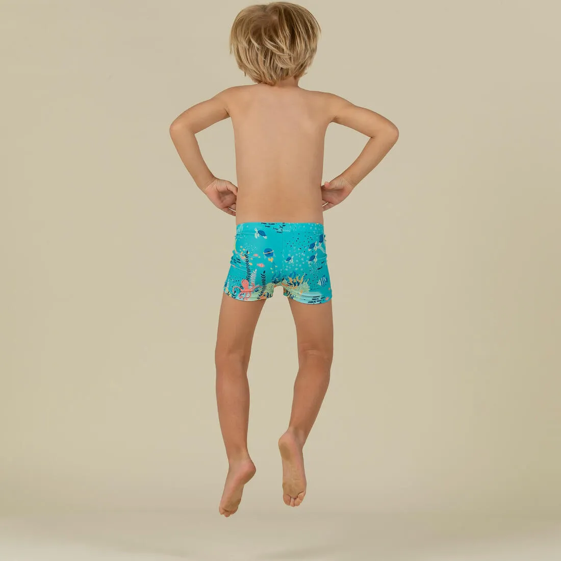 Baby / Kids’ Swim Shorts - Blue Crab Print