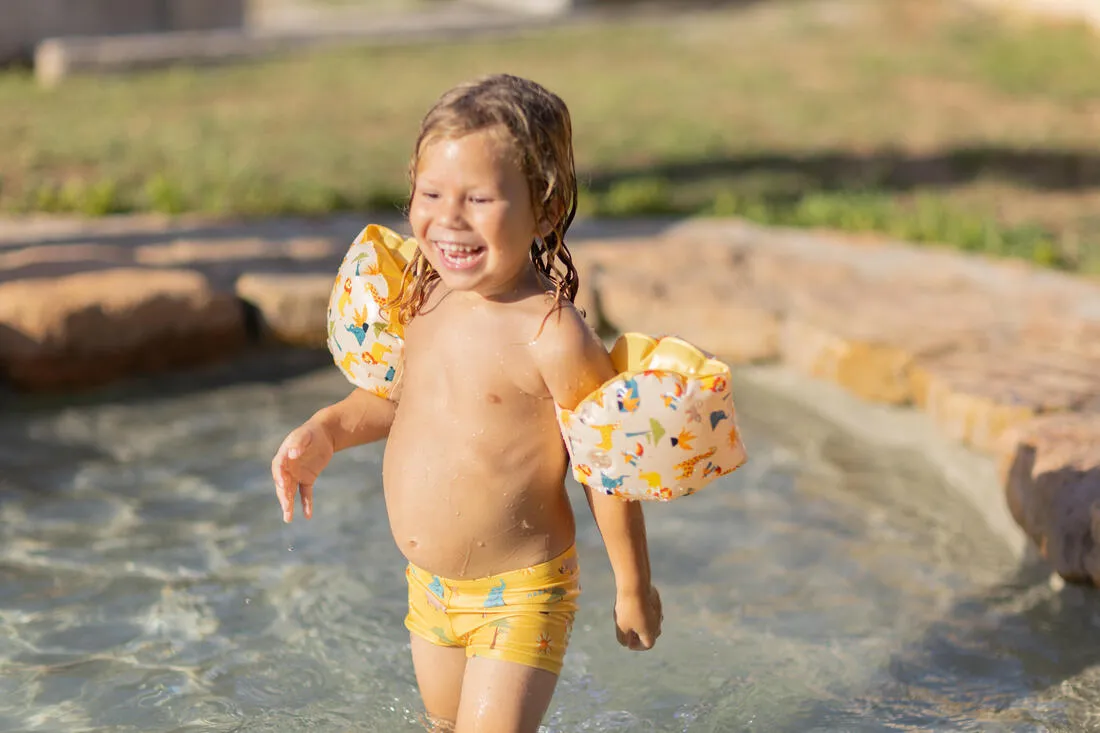 Baby / Kids’ Swim Shorts - Blue Crab Print