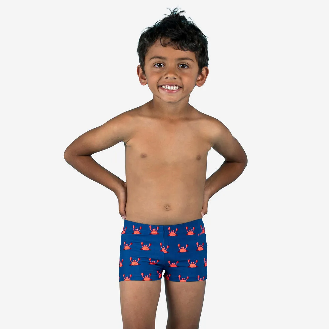 Baby / Kids’ Swim Shorts - Blue Crab Print