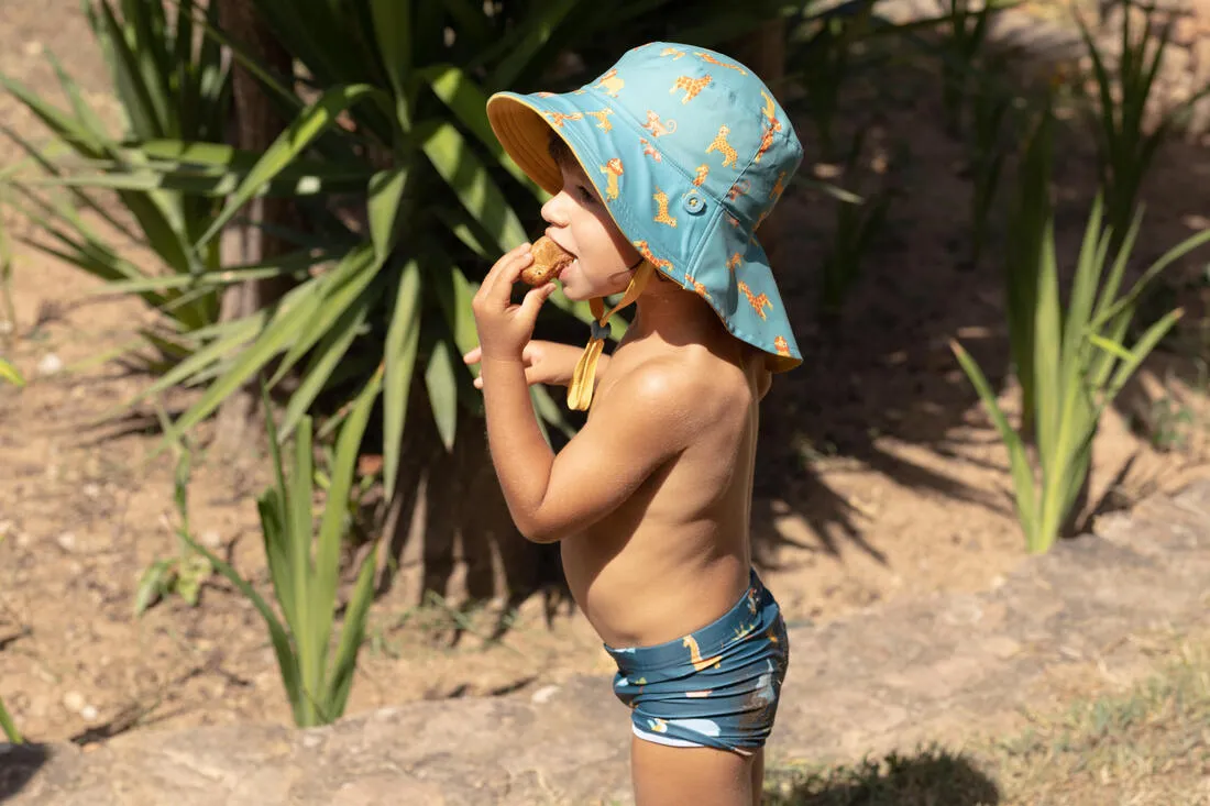 Baby / Kids’ Swim Shorts - Blue Crab Print