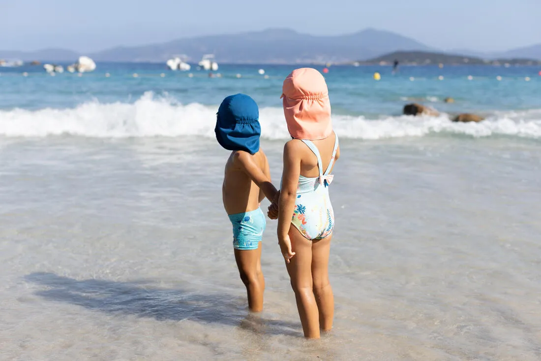 Baby / Kids’ Swim Shorts - Blue Crab Print