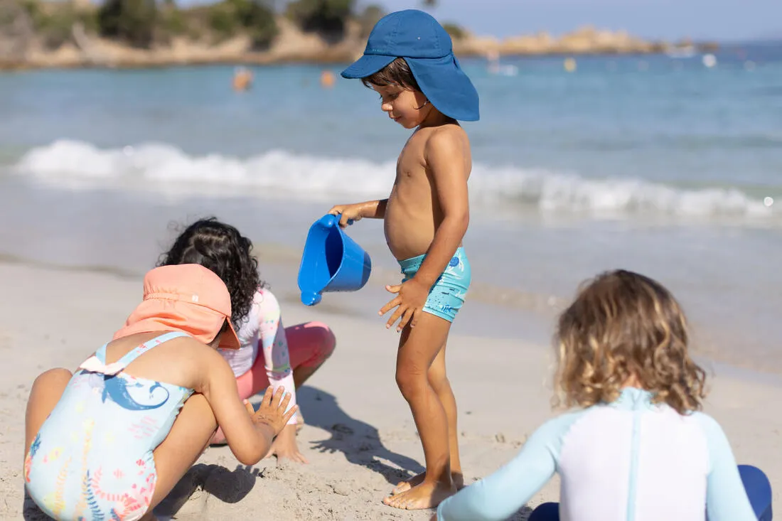 Baby / Kids’ Swim Shorts - Blue Crab Print
