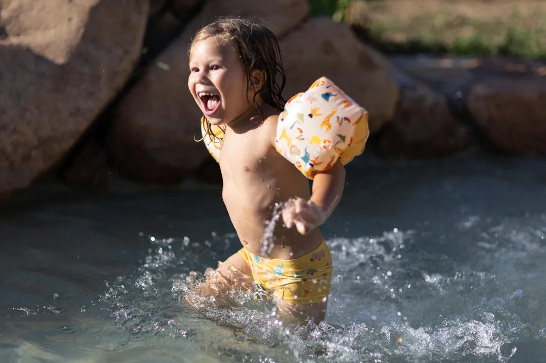 Baby / Kids’ Swim Shorts - Blue Crab Print