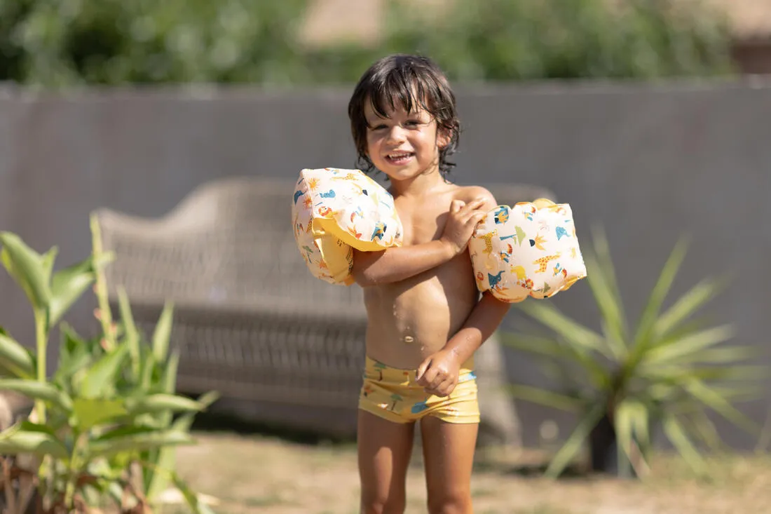 Baby / Kids’ Swim Shorts - Blue Crab Print