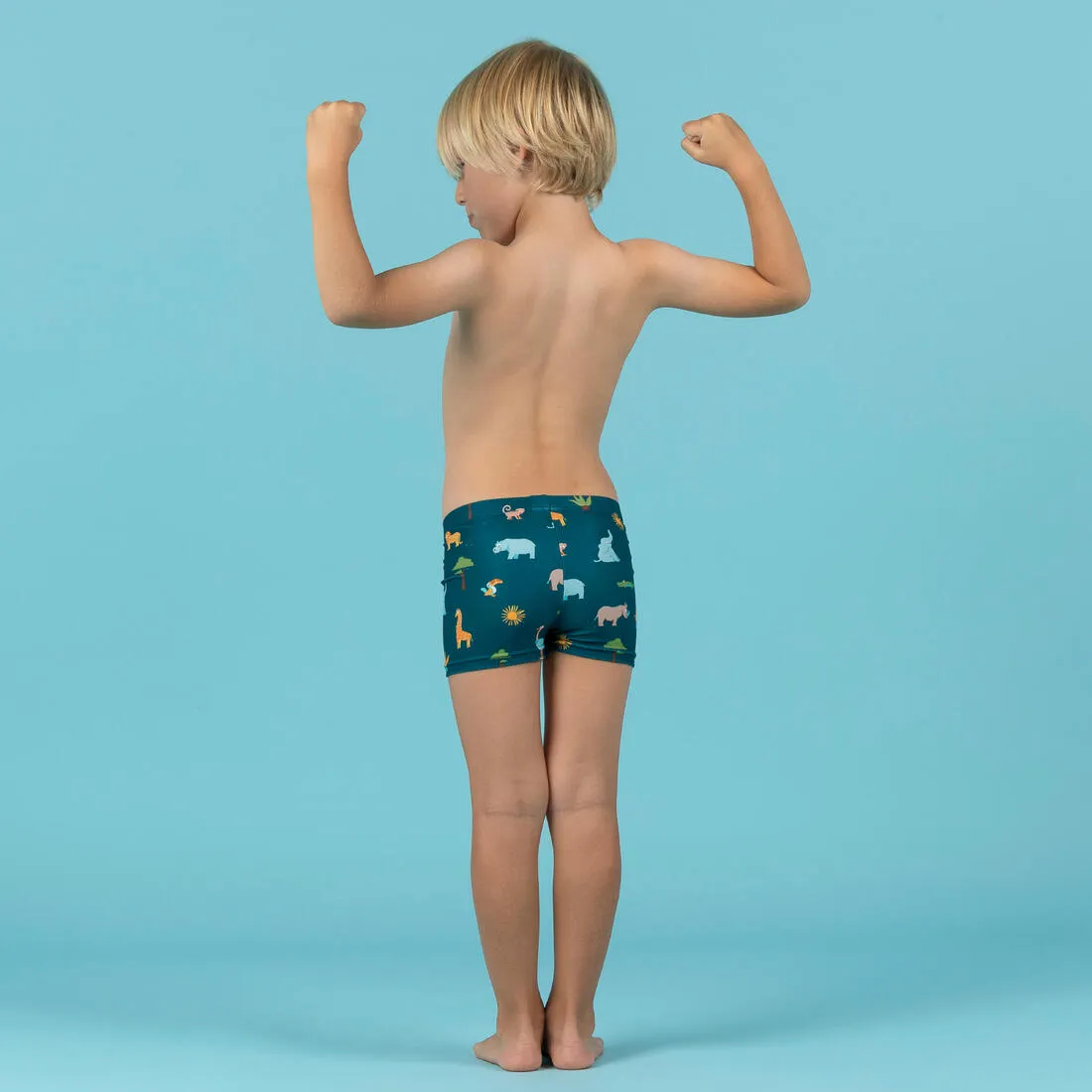 Baby / Kids’ Swim Shorts - Blue Crab Print