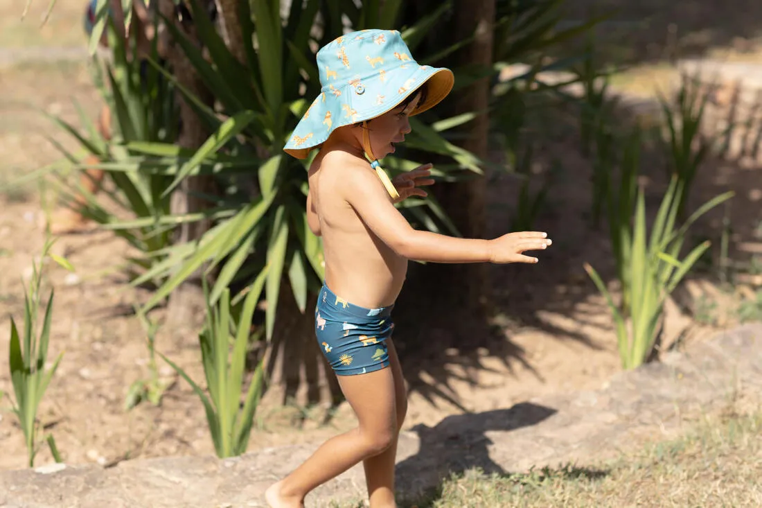 Baby / Kids’ Swim Shorts - Blue Crab Print