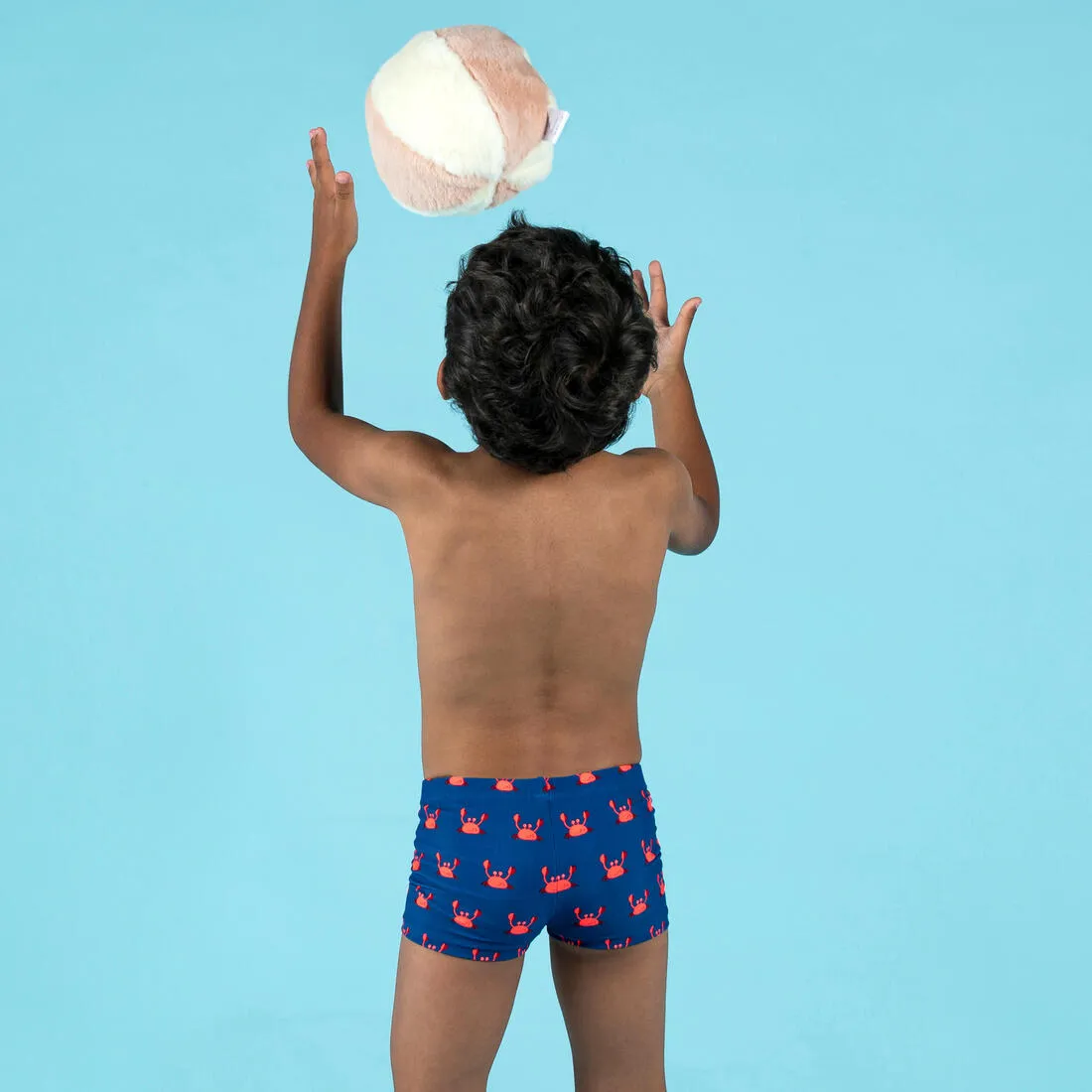 Baby / Kids’ Swim Shorts - Blue Crab Print