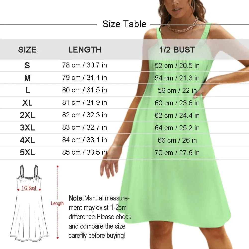 Custom Face Leaf&Birds Black Couple Swim Shorts&Dress Men's Swim Trunks Women's Beach Sling Skirt