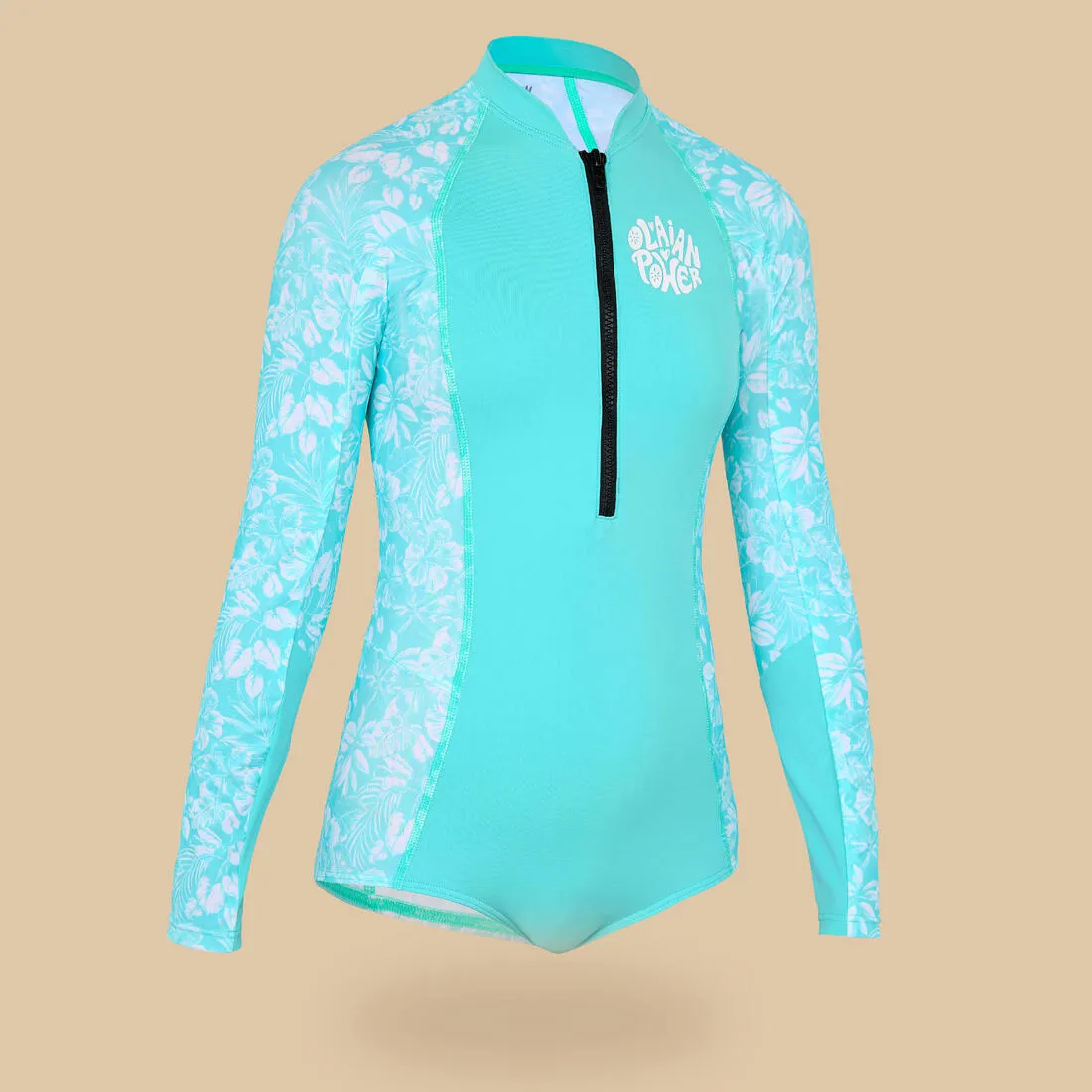 Girl's One Piece Swimsuit Long-sleeve