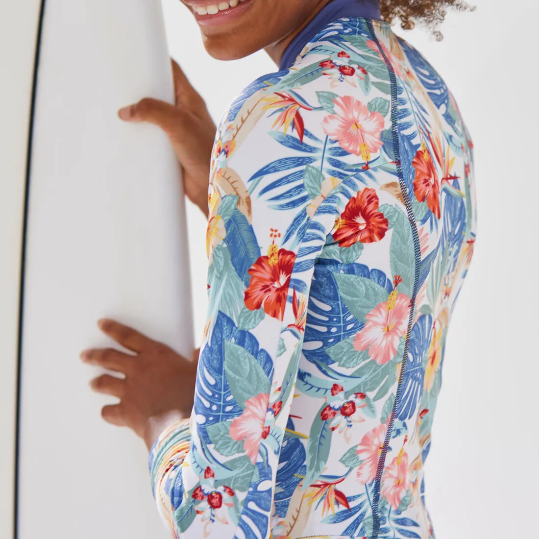 Girl's One Piece Swimsuit Long-sleeve
