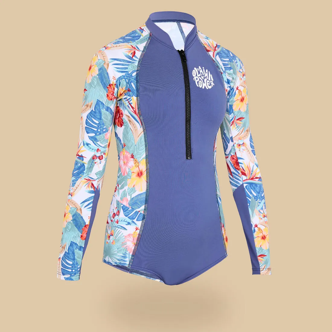 Girl's One Piece Swimsuit Long-sleeve