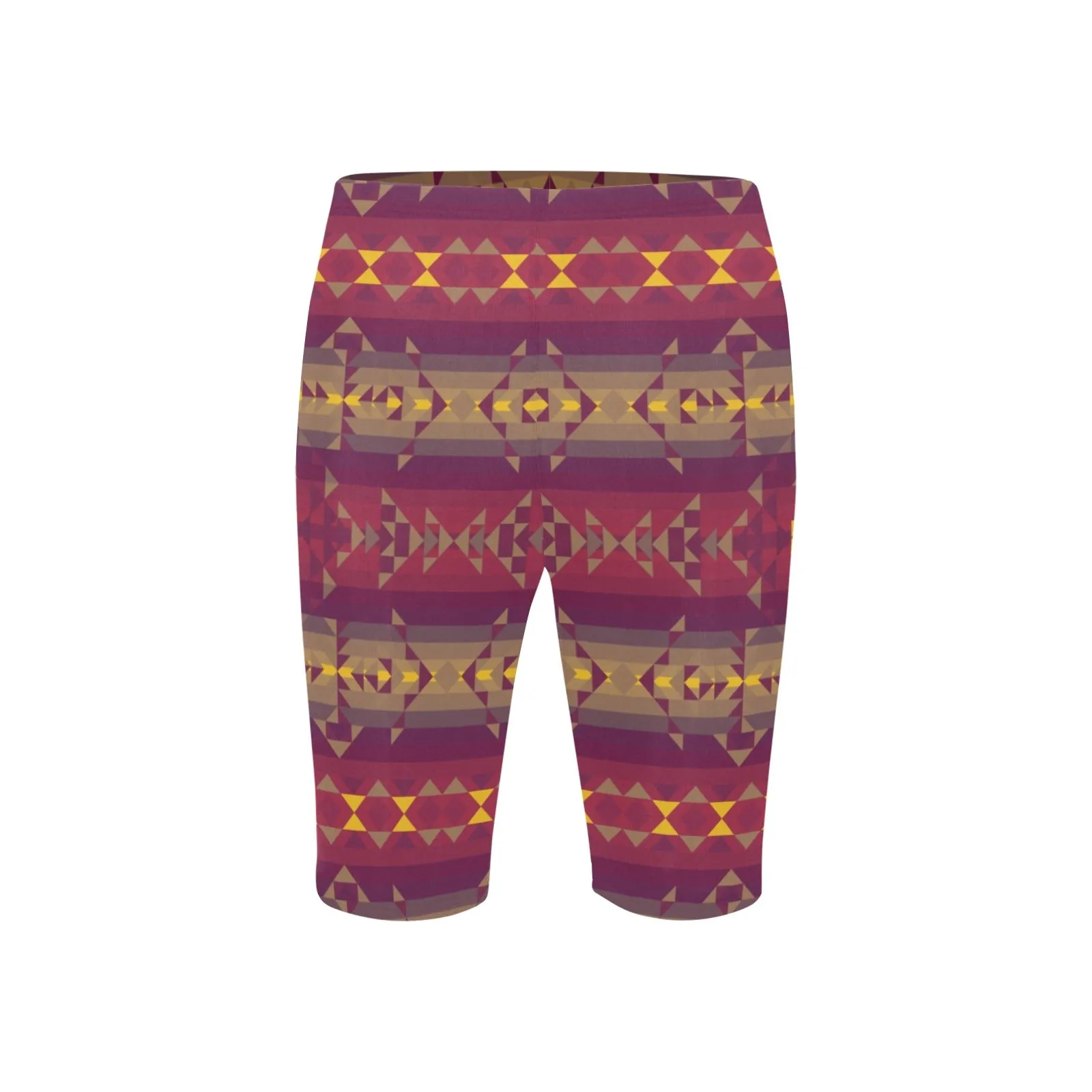 Gold Wool Men's Knee Length Swimming Trunks