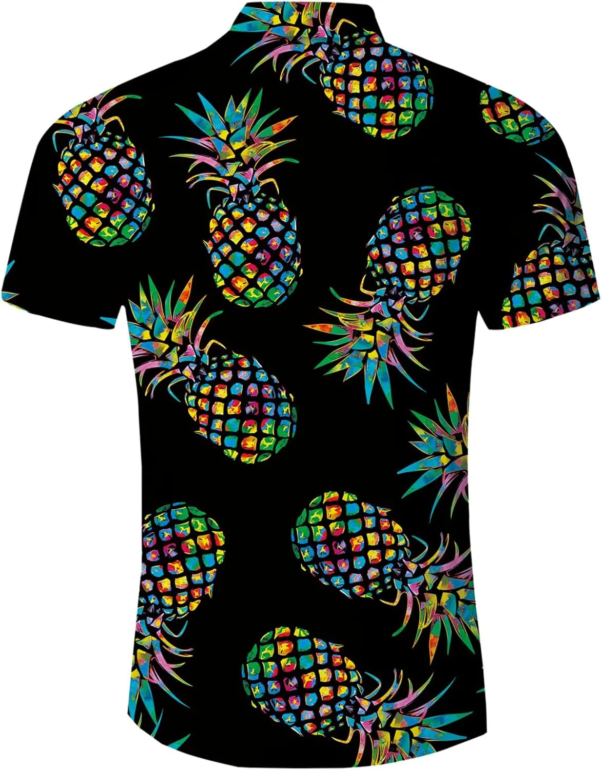Goodstoworld Men's Novelty Hawaiian Button Down Shirts