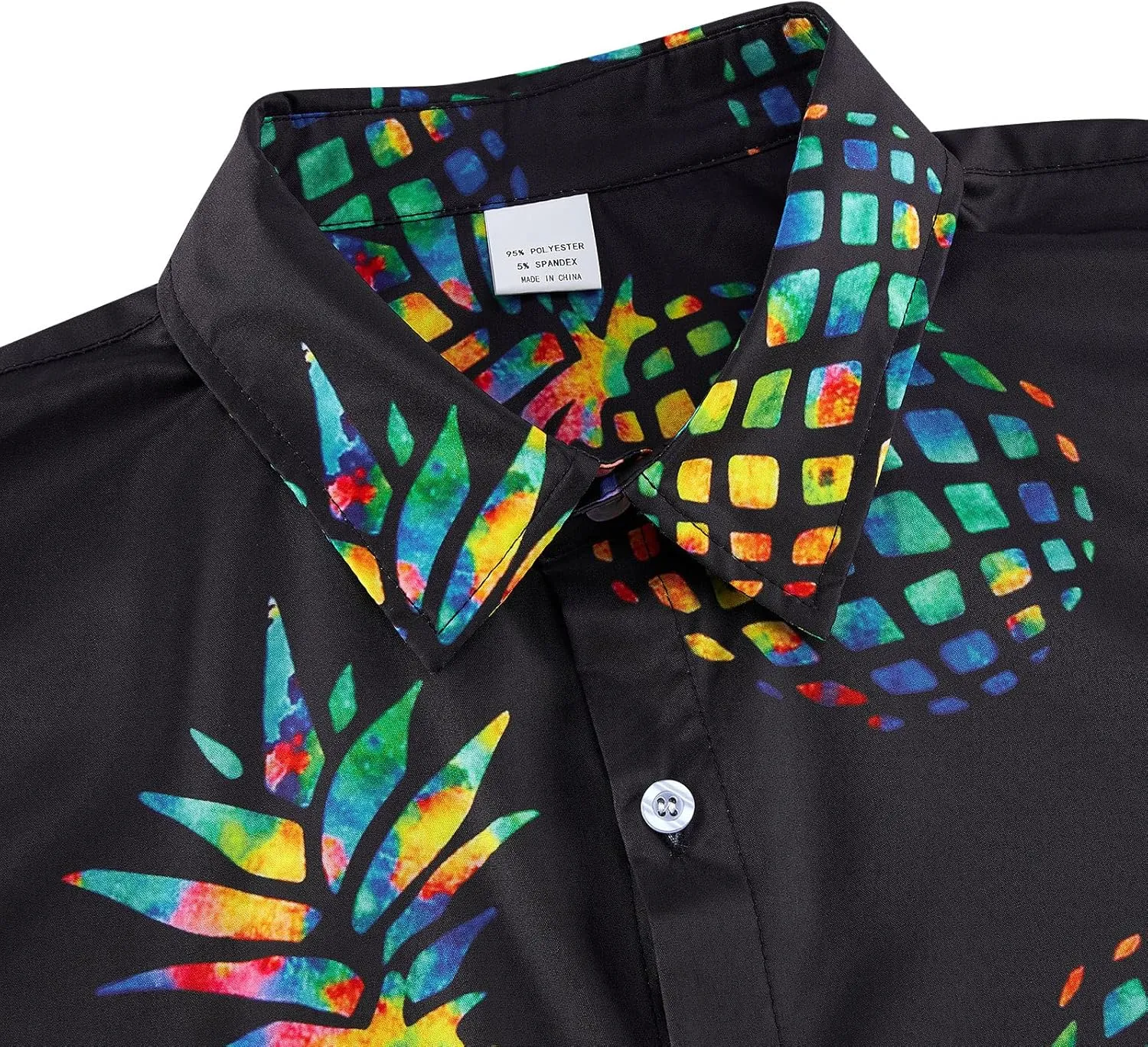 Goodstoworld Men's Novelty Hawaiian Button Down Shirts