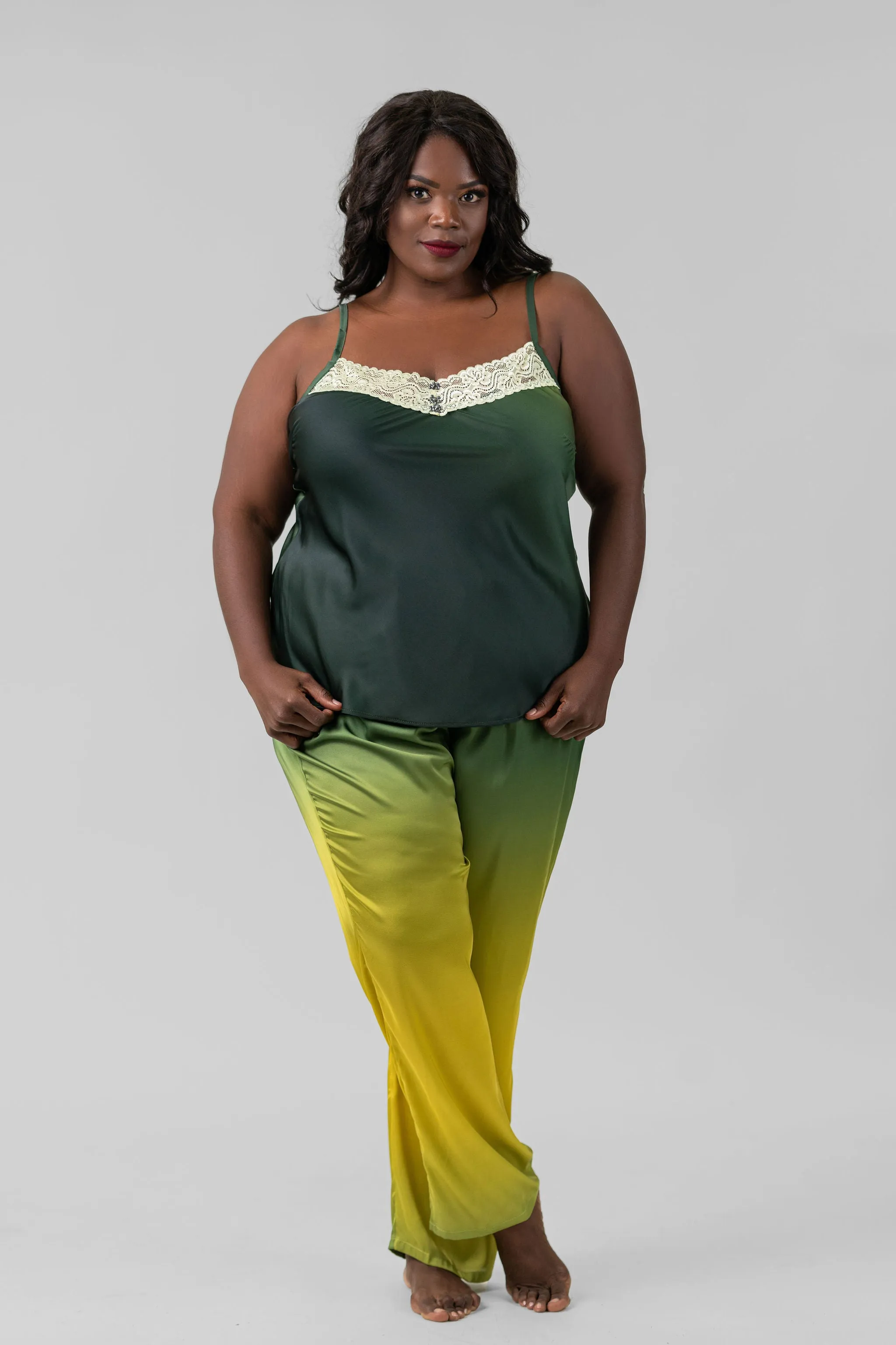 GREEN OMBRE PJ SET
