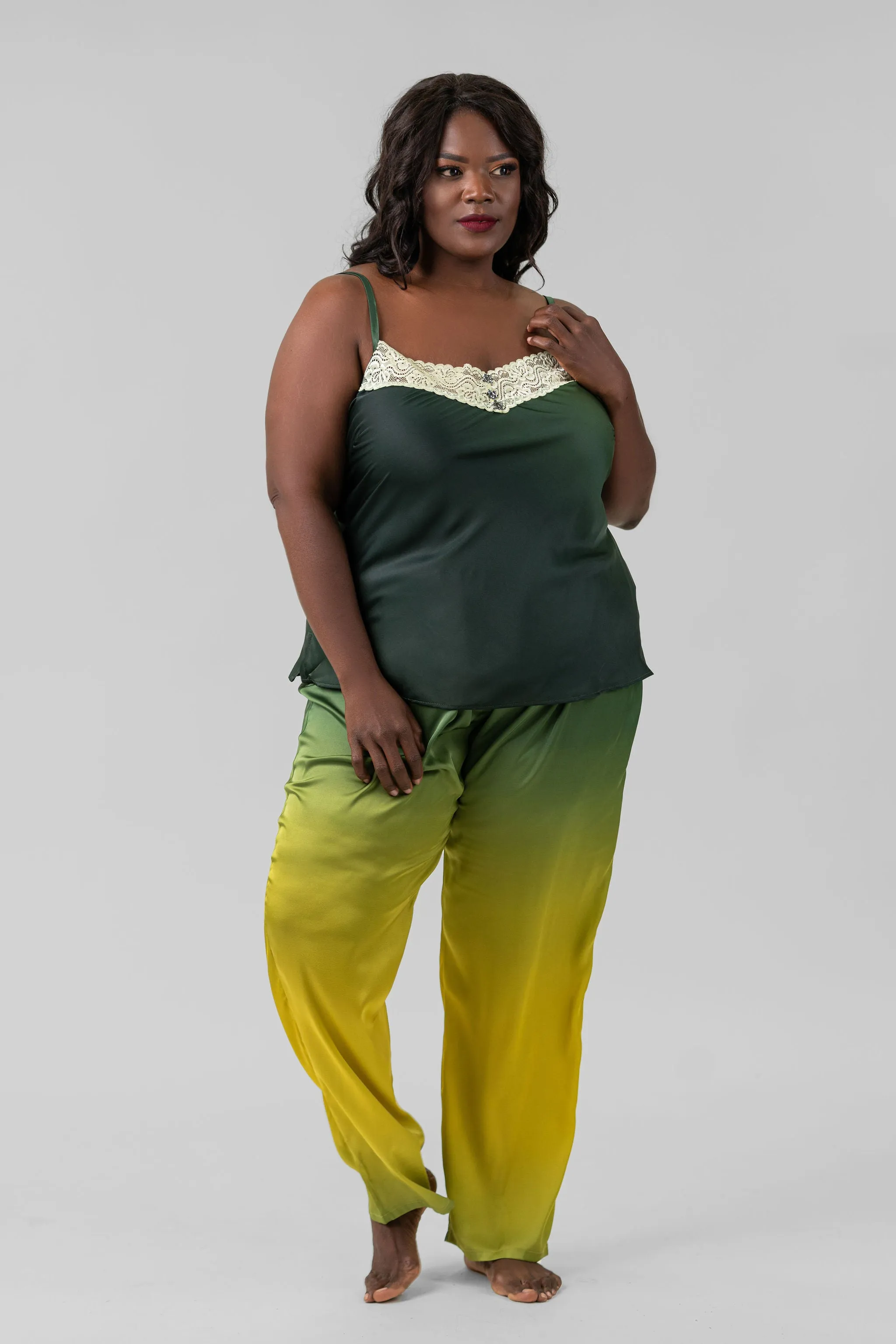 GREEN OMBRE PJ SET