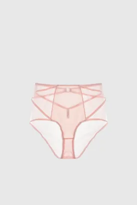 Lexi High Waist Brief - Ballet