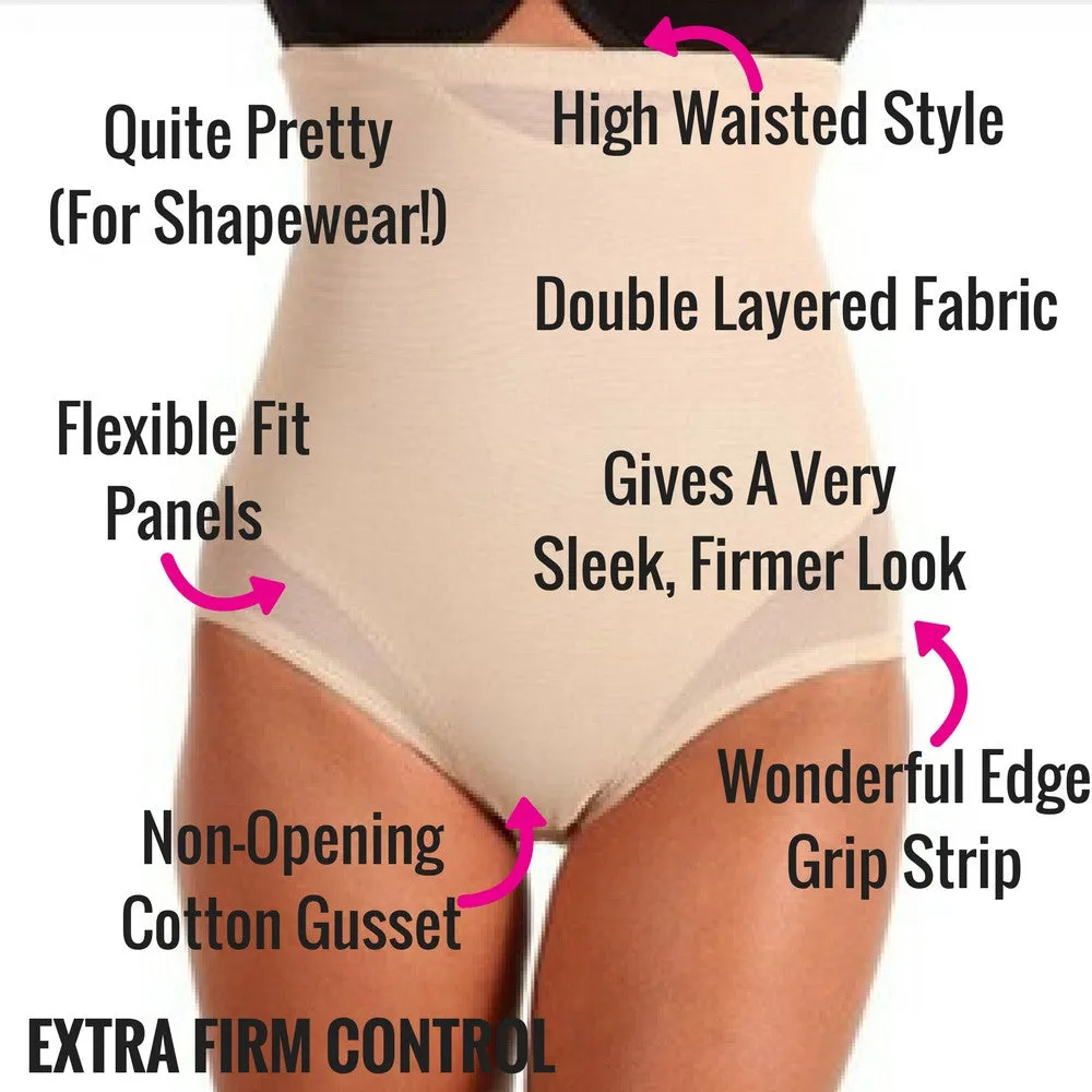 Miraclesuit Sexy Sheer Shaping High Waist Control Briefs #2785