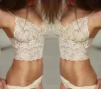 New erotic lingerie Charming perspective pajamas set Sling lace lingerie