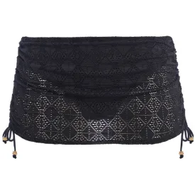 Nomad Nights Skirted Swim Brief Black - Freya Swim