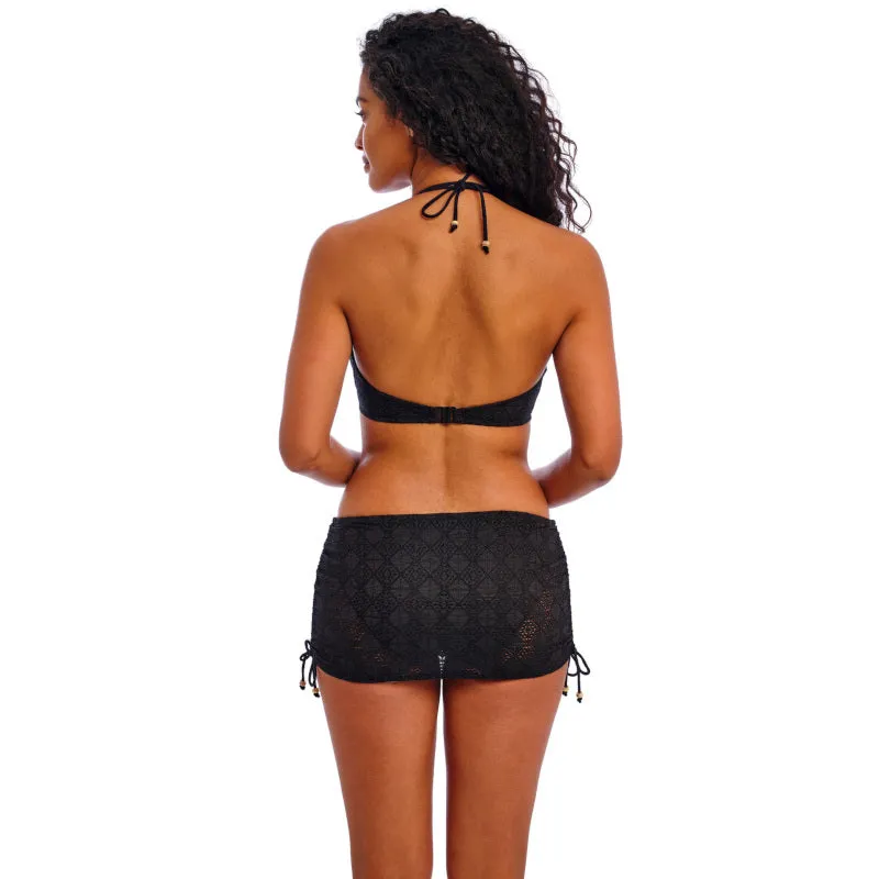 Nomad Nights Skirted Swim Brief Black - Freya Swim