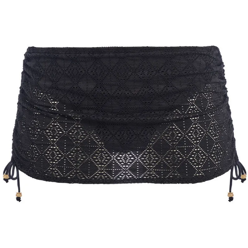 Nomad Nights Skirted Swim Brief Black - Freya Swim