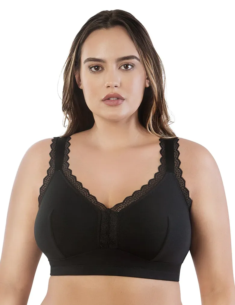 Parfait Dalis P5641 Black Wirefree Seamed Bralette