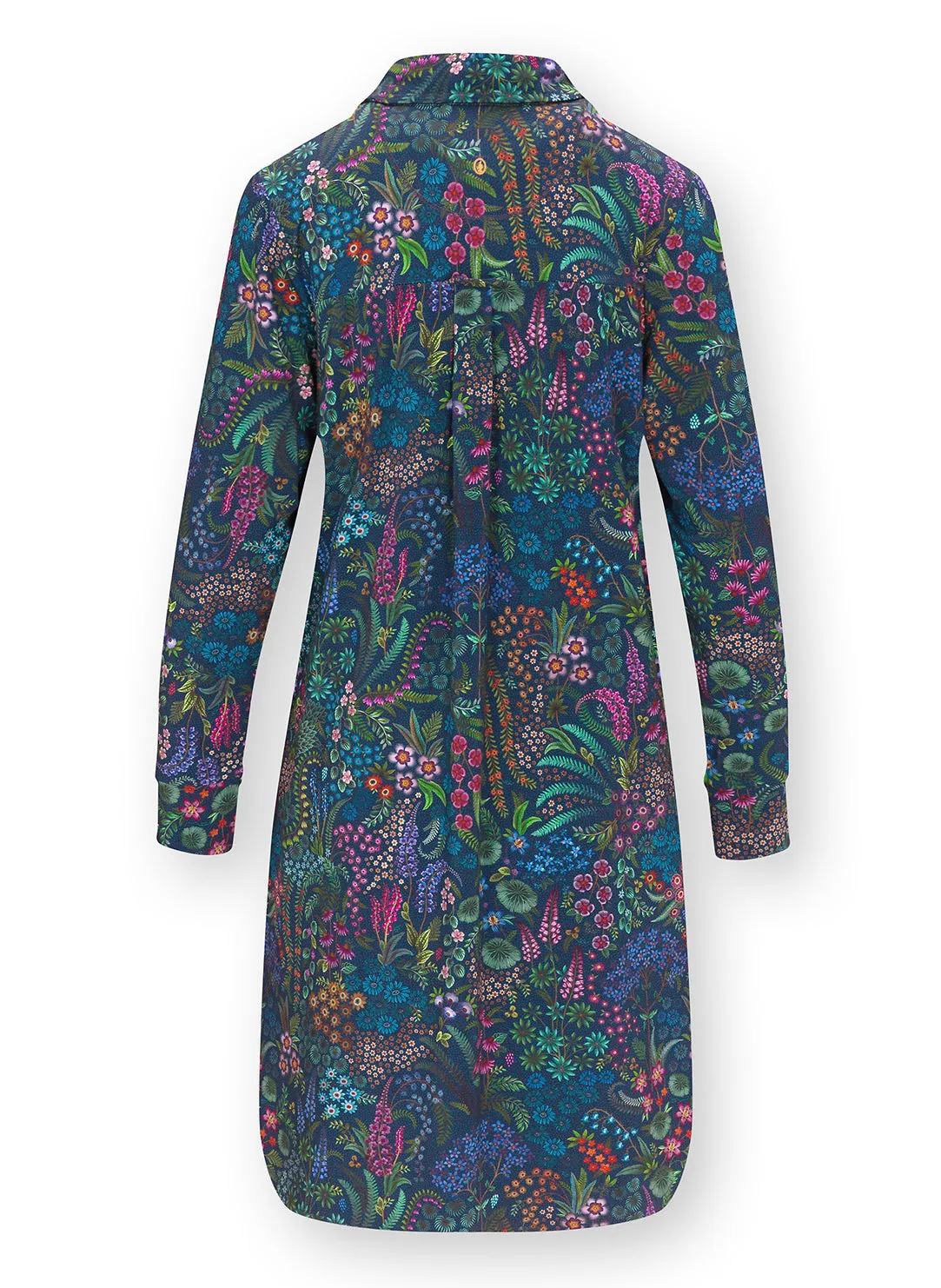 Querida Dark Blue Daaltje Long Sleeve Nightdress