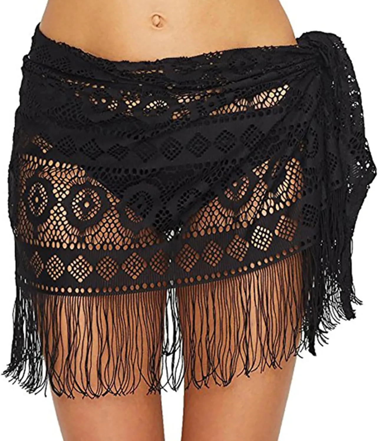 shermie Women's Lightweight Sarong Wrap Summer Beach Short Swimwear Shirt Bikini Bathing Suit Cover Up