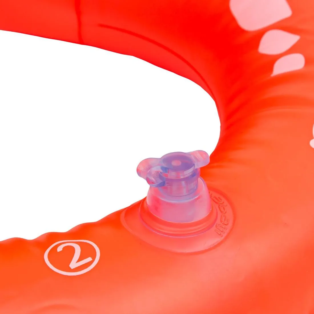 Swimming inflatable vest for 18-30 kg - orange