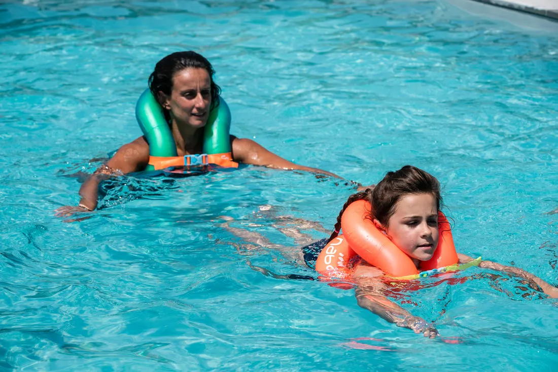 Swimming Inflatable Vest Size L (75-90 kg) - Blue