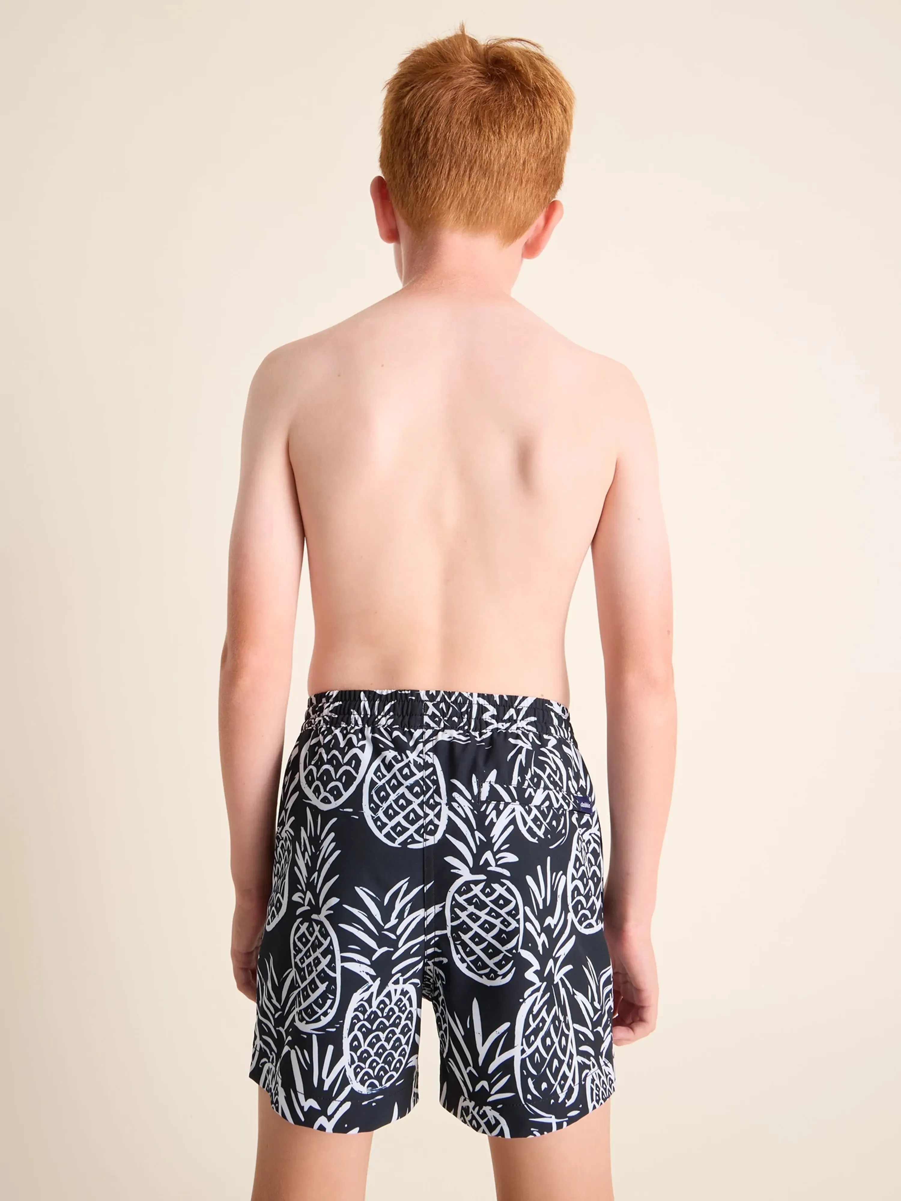 The Midnight Thighnapples (Boys Lined Classic Swim Trunk- Shorter)
