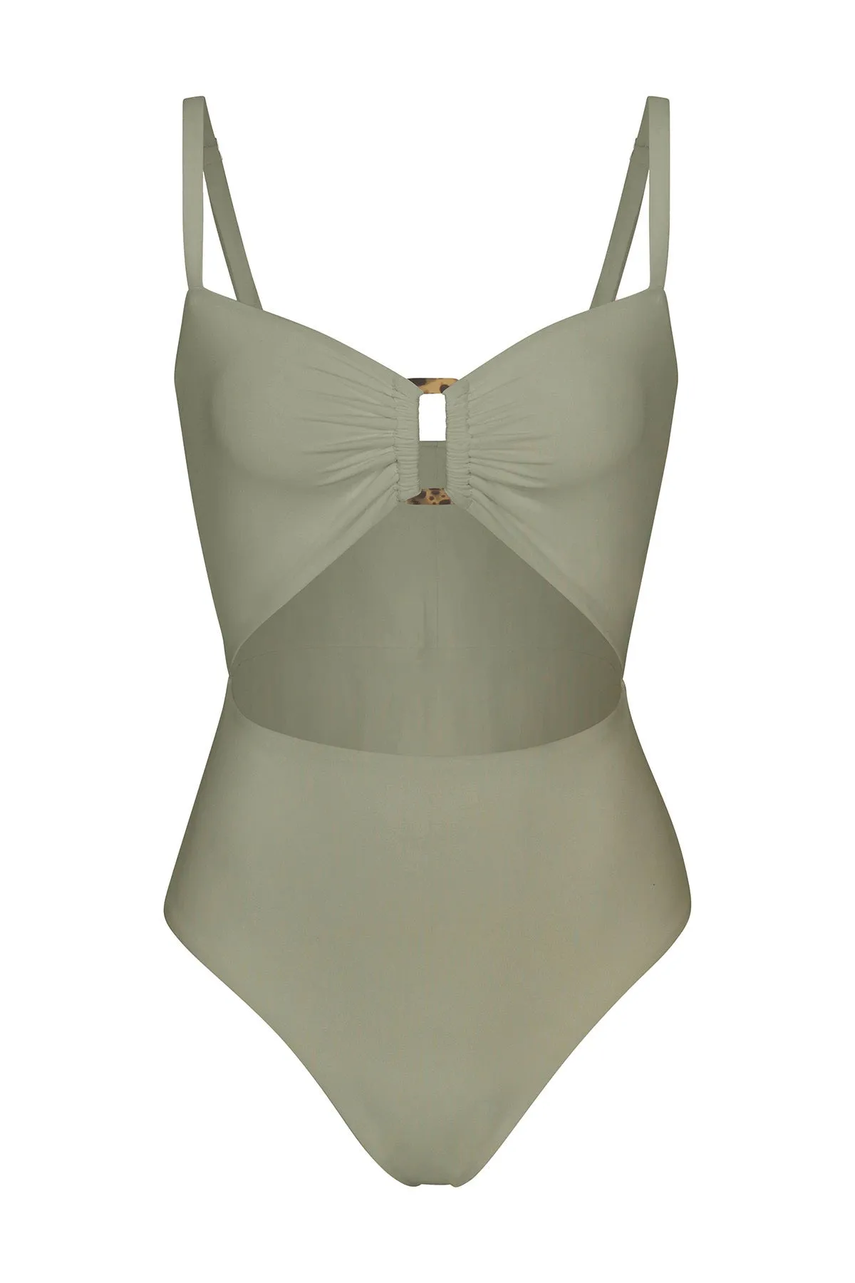 Tortoise Cutout One-Piece