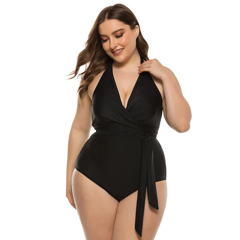 Upopby Printed Plus Size One-Piece Swimsuit