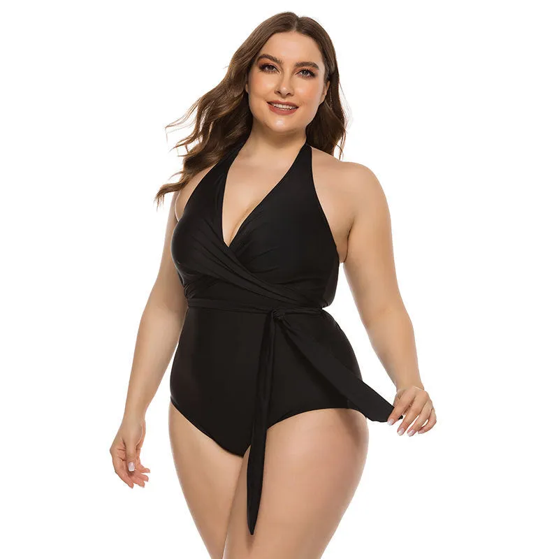Upopby Printed Plus Size One-Piece Swimsuit
