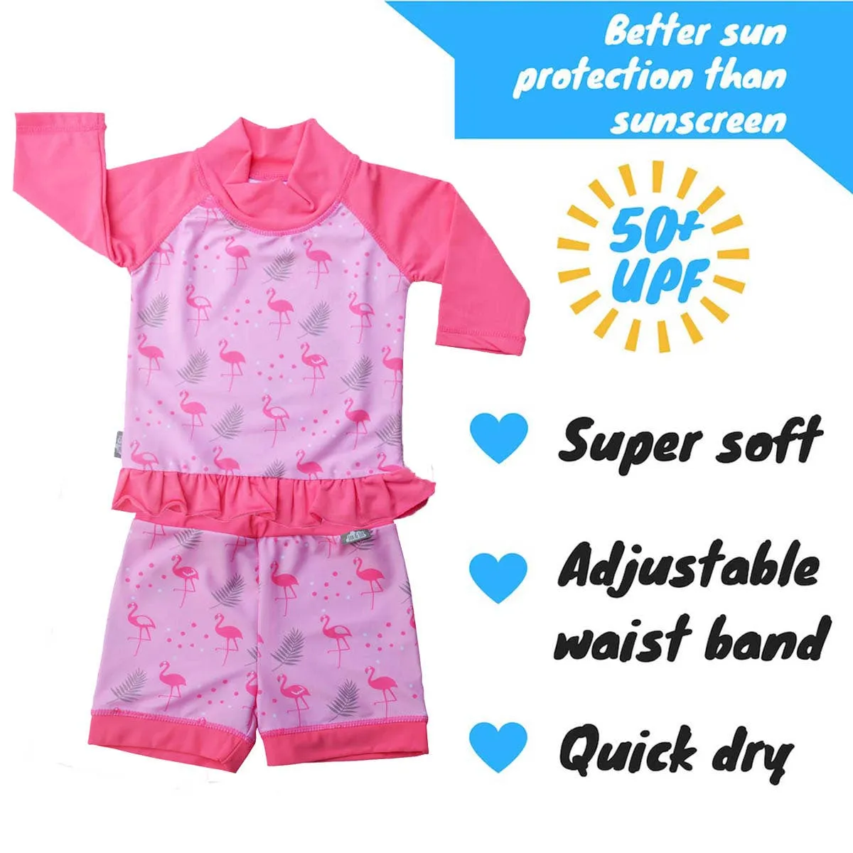 Uv swimsuit set