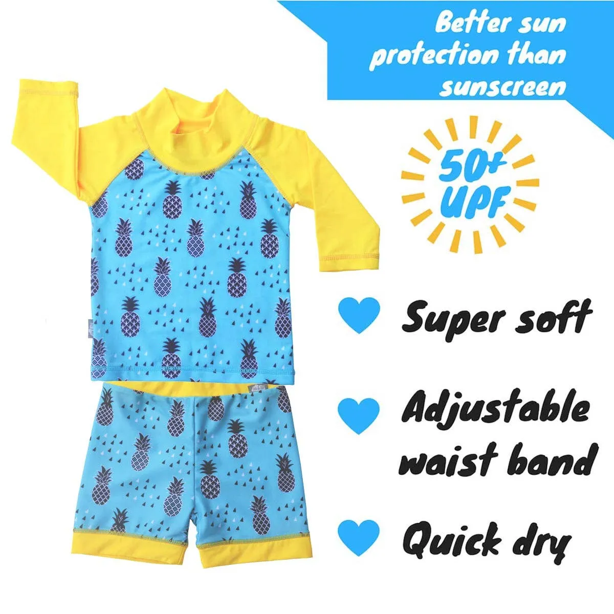 Uv swimsuit set