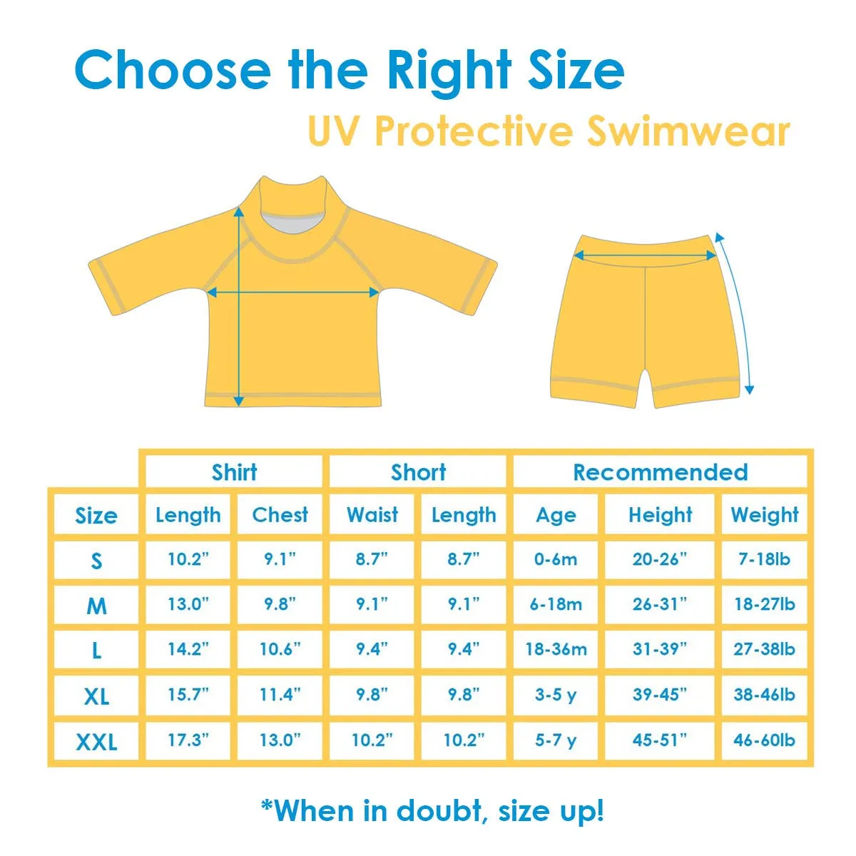 Uv swimsuit set