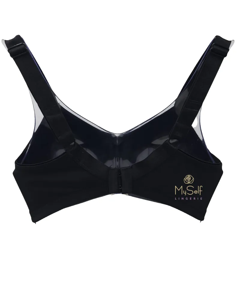 You Talia Black Seamless Wire Free Bra